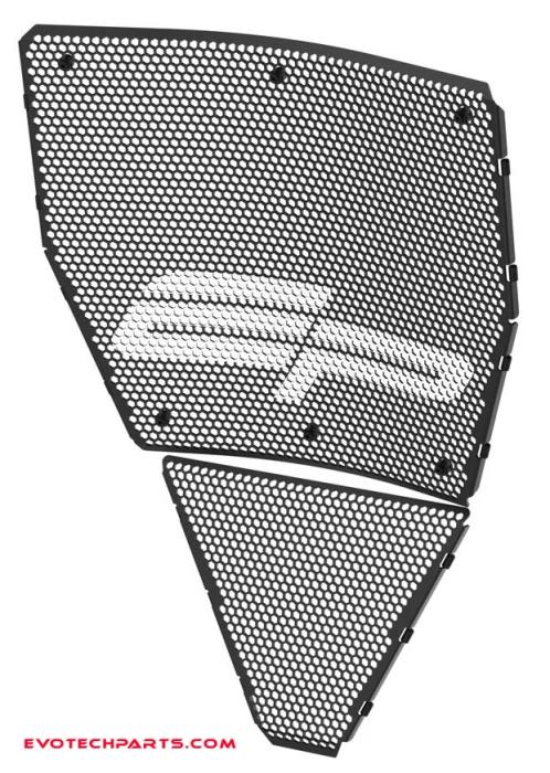 Ducati Panigale radiator protection set RACE (2025) from Evotech Performance